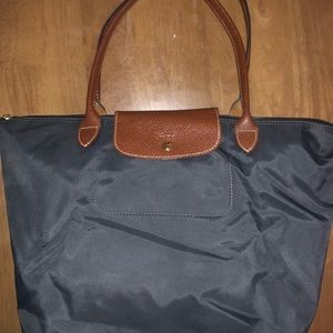 Le Pliage Navy Large Tote